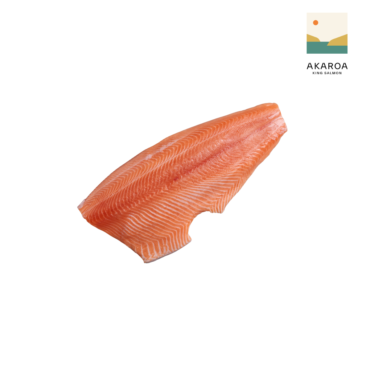 Akaroa New Zealand King Salmon Fillet (Frozen, Bone out, Min 1.1kg)