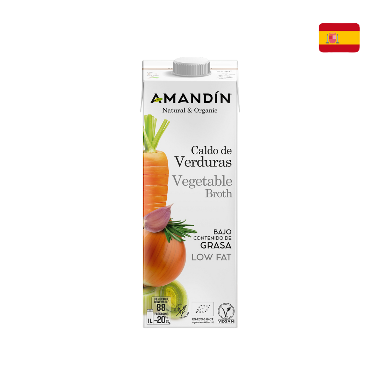 Amandin 有機蔬菜湯 (1L)