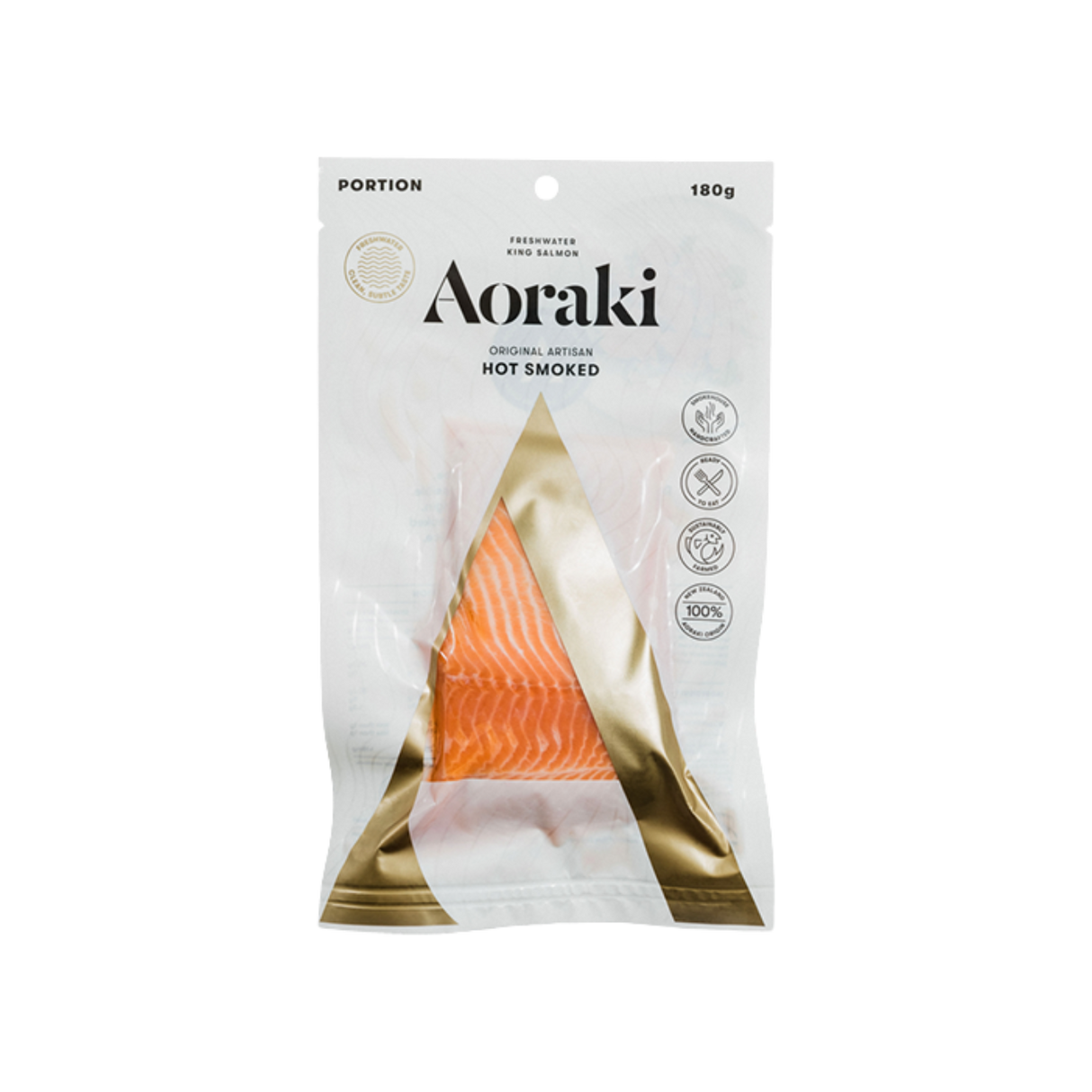 Aoraki 優質熱煙燻三文魚(急凍, 180g)