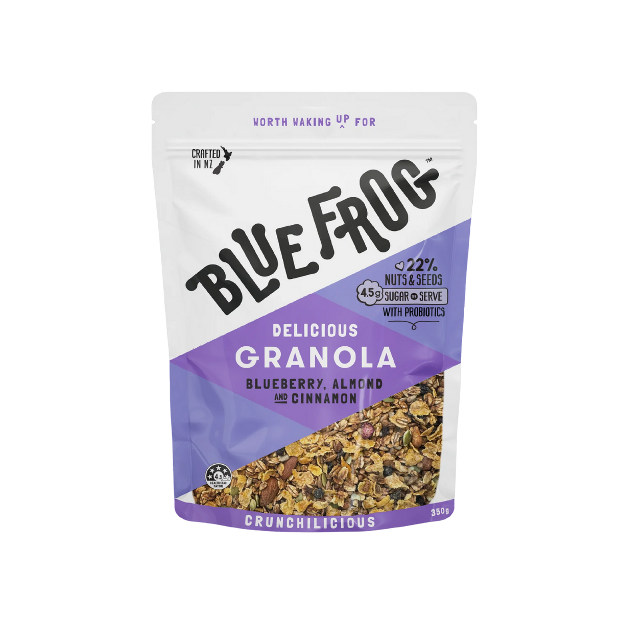 Blue Frog 藍莓杏仁及肉桂混合穀物片(350g)