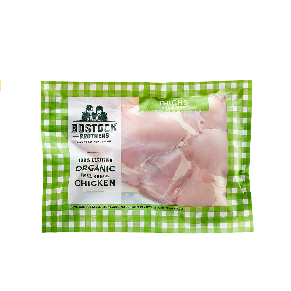 Bostock 有機走地雞上髀 (急凍, 去骨, 去皮, 330g)