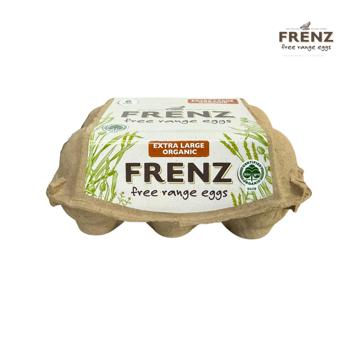 FRENZ 有機自由放養雞蛋(XL, 6隻裝)