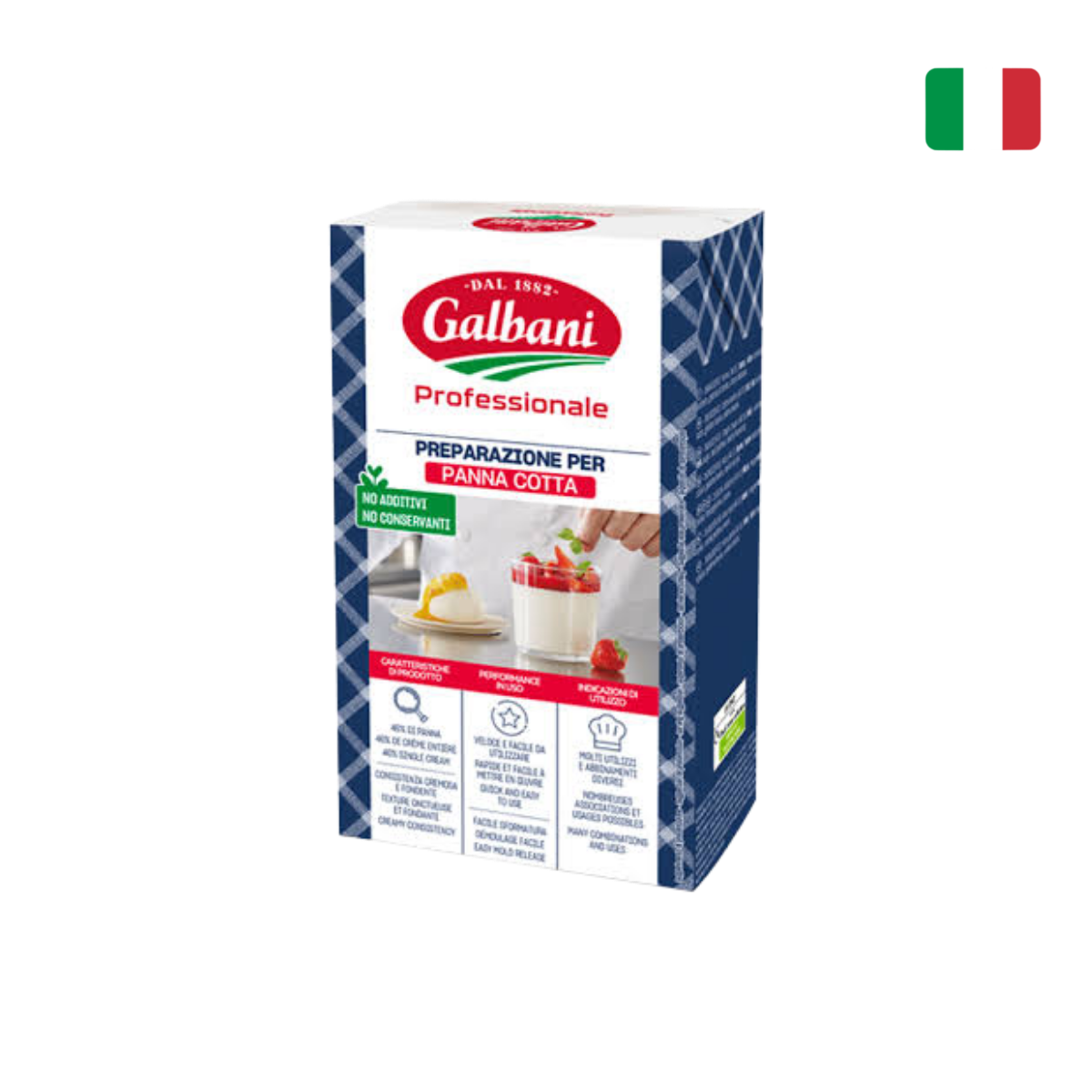 Galbani 意式奶凍預調基底(冷藏 , 1公升)