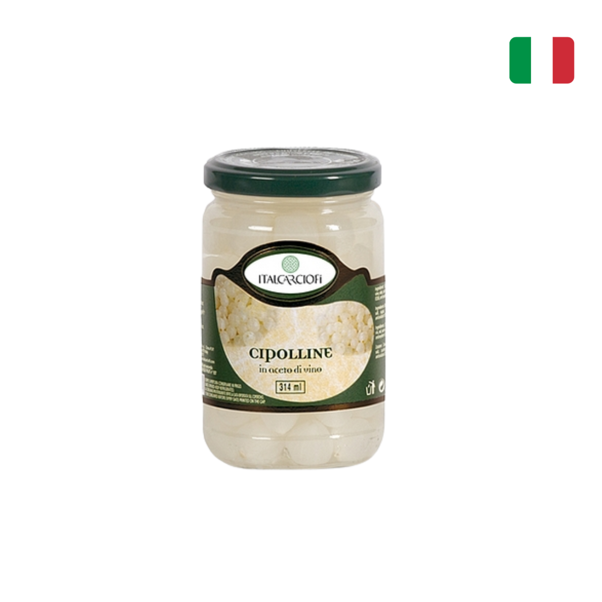 Italcarciofi 醋漬珍珠洋蔥(314ml)
