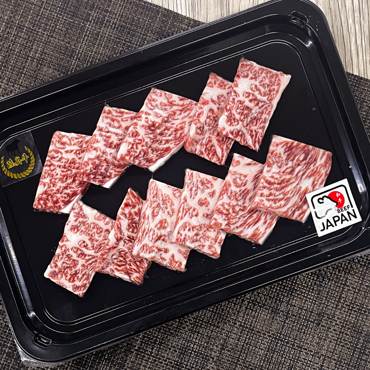 A4日本黑毛和牛貝肉燒肉片(急凍,150g)
