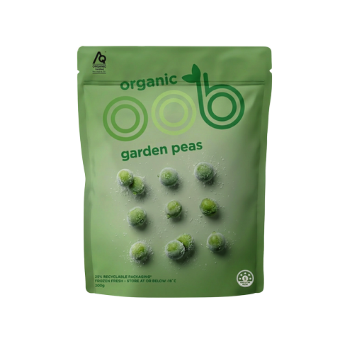 Oob 急凍有機田園青豆(400g)