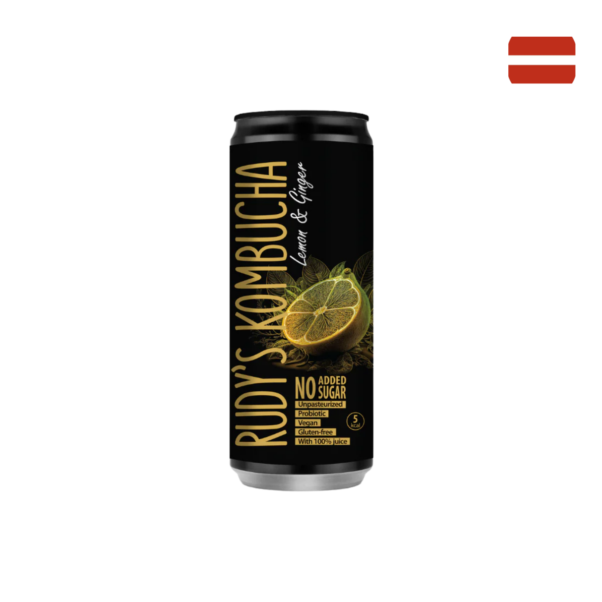 Rudy's Kombucha - 檸檬薑味 (330ml)