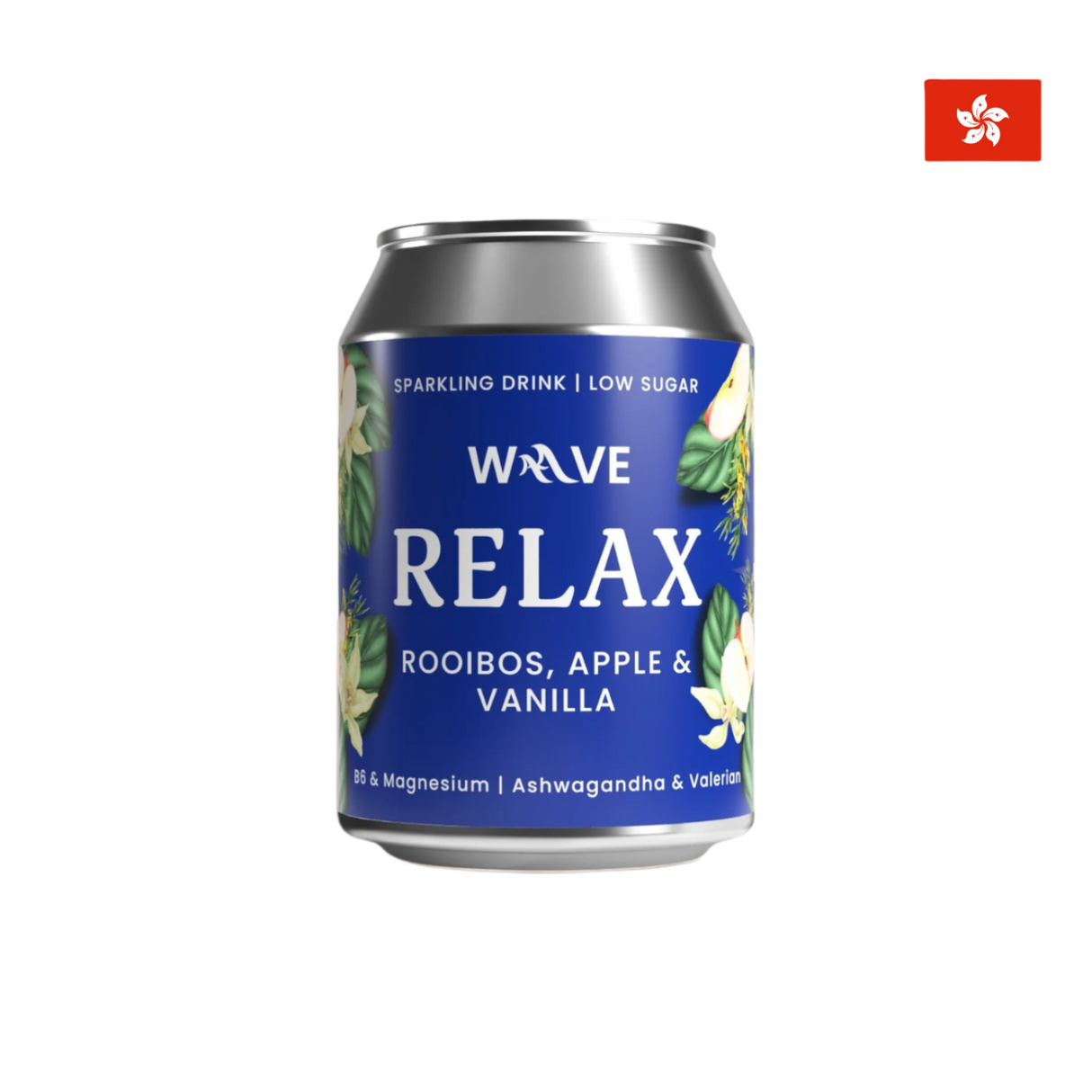 WAAVE RELAX - Ashwagandha, Rooibos, Apple & Vanila (250ml)