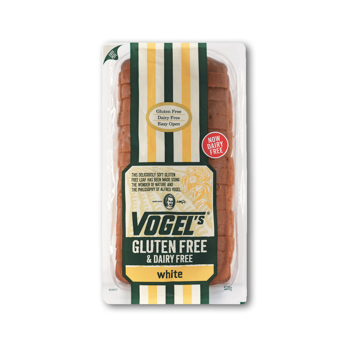 Vogel 白麵包(無麩質及不含奶製品, 急凍, 520g)