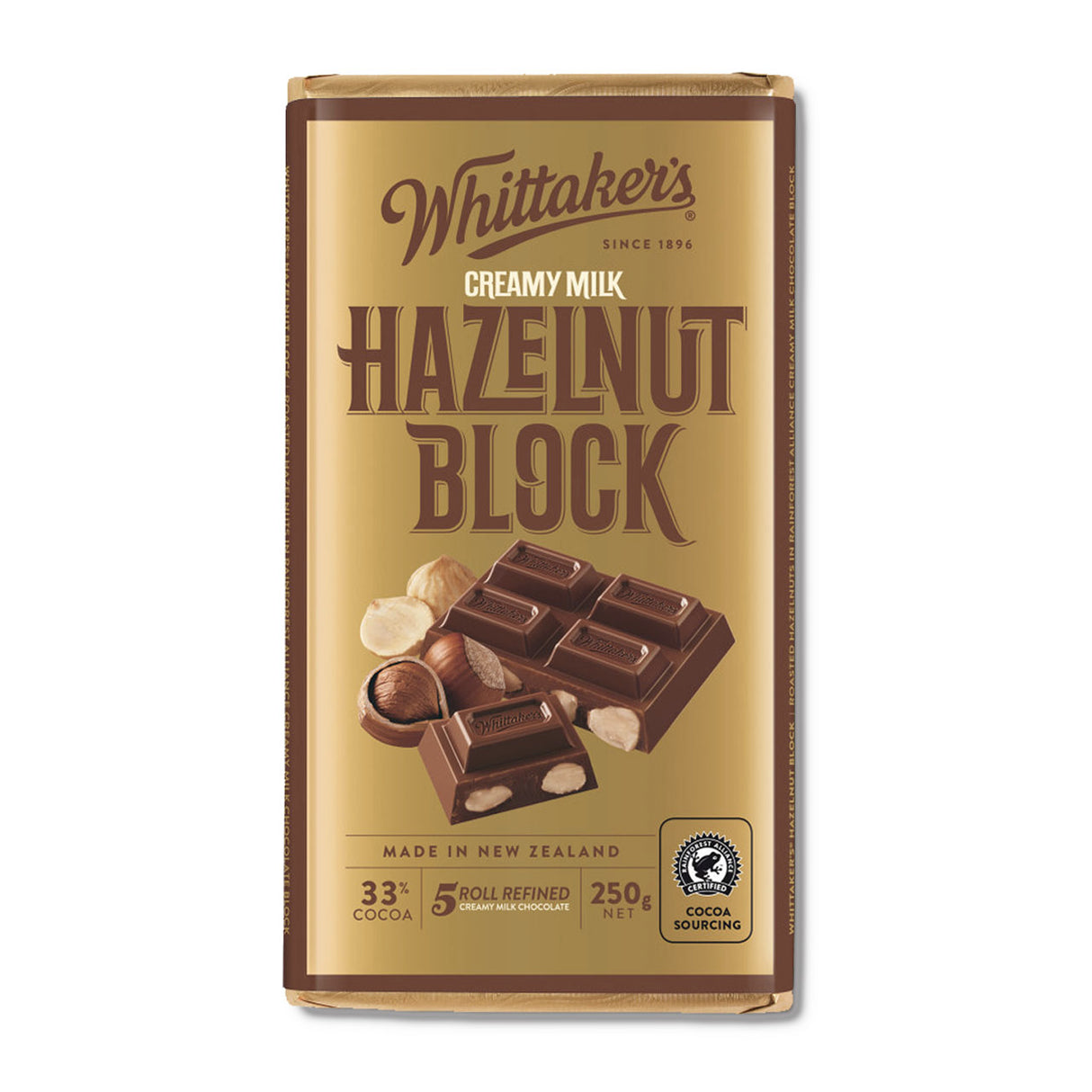 Whittaker's榛子牛奶朱古力