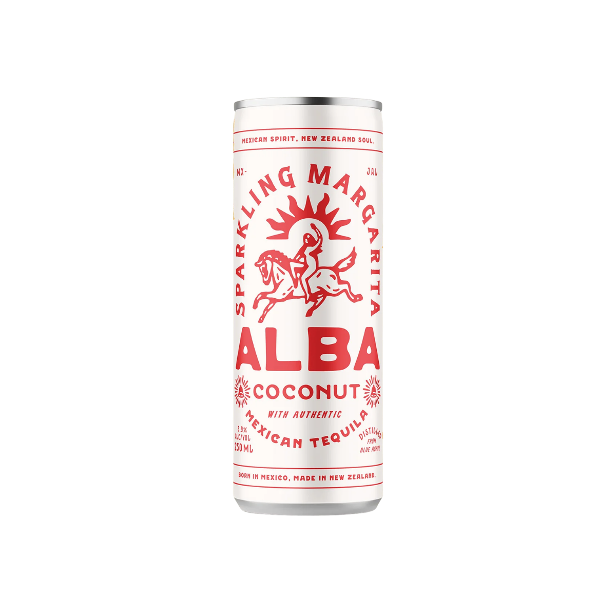 ALBA 有氣椰子味Margarita (酒精濃度 5.9%, 250ml)