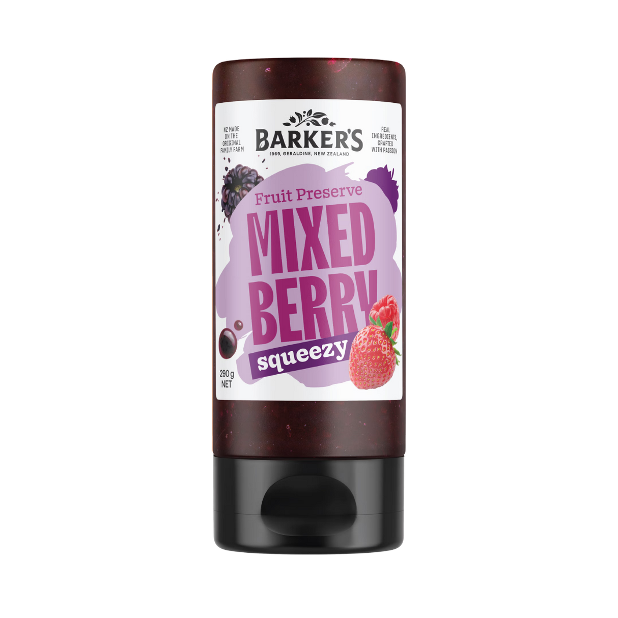 Barker’s 雜莓擠擠果醬 (290毫升)