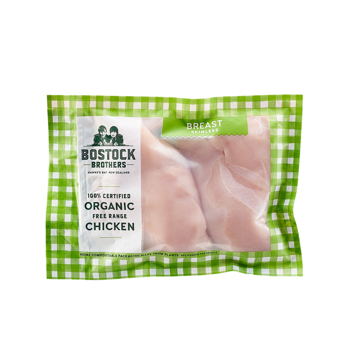 Bostock 有機走地雞胸（急凍, 去皮, 300g）