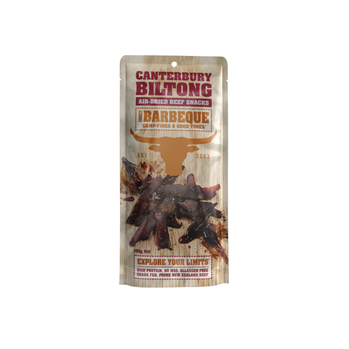 Canterbury Biltong 煙燻燒烤味牛肉乾（100g）