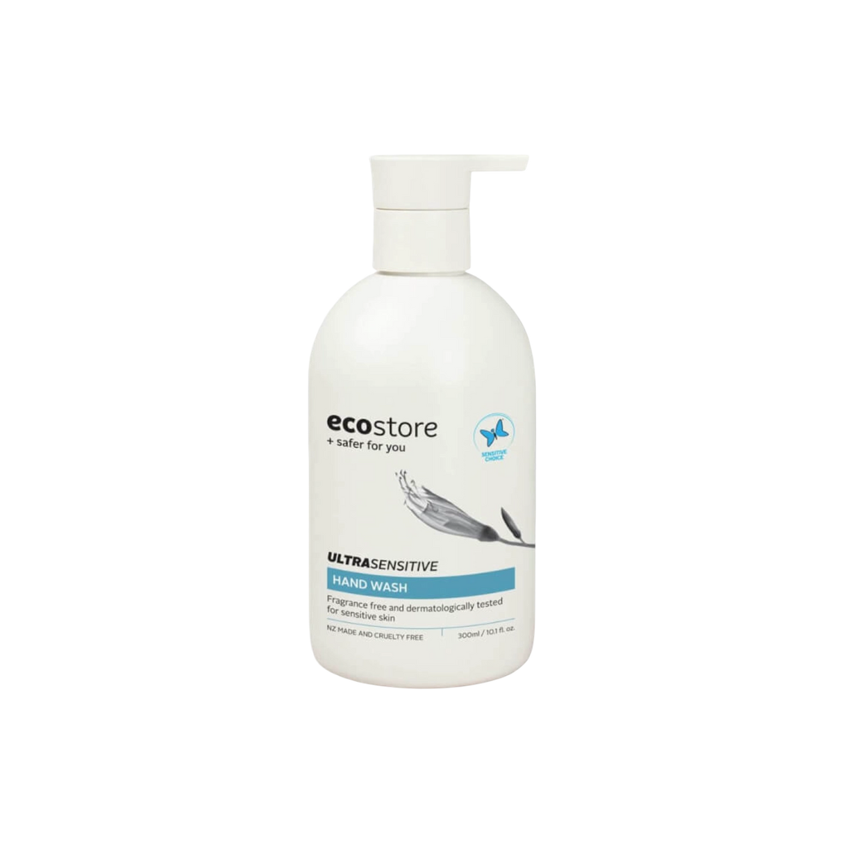 Ecostore Ultra Sensitive Fragrance & Colourant Free Hand Wash (Pump, 300ml)