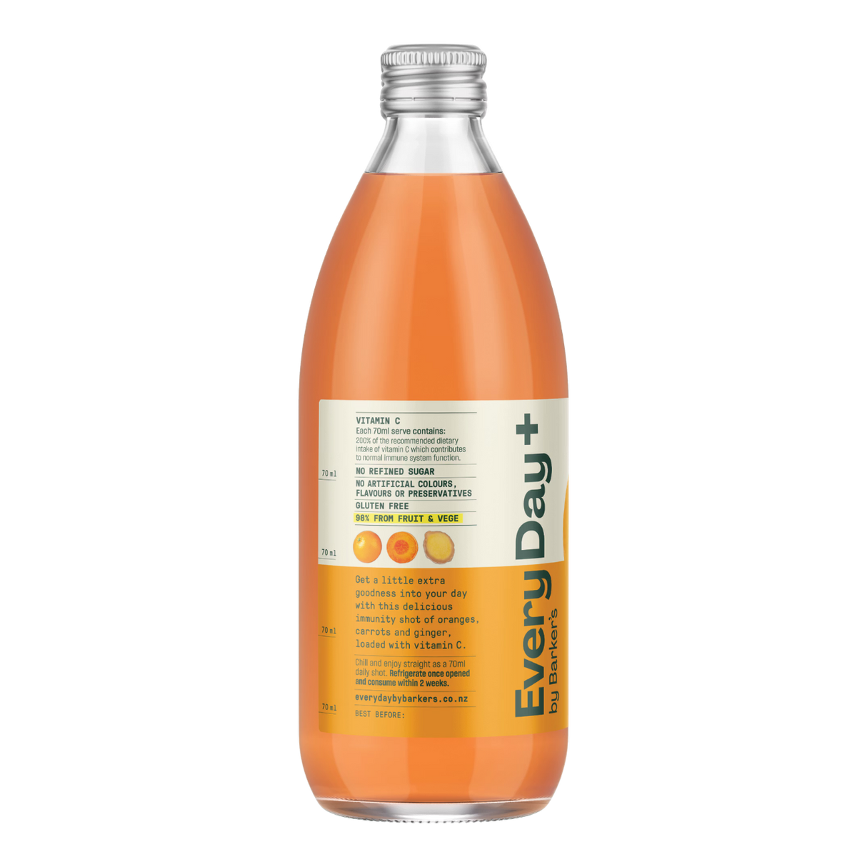 EveryDay+ 橙、紅蘿蔔&薑營養補充飲料 (490ml)