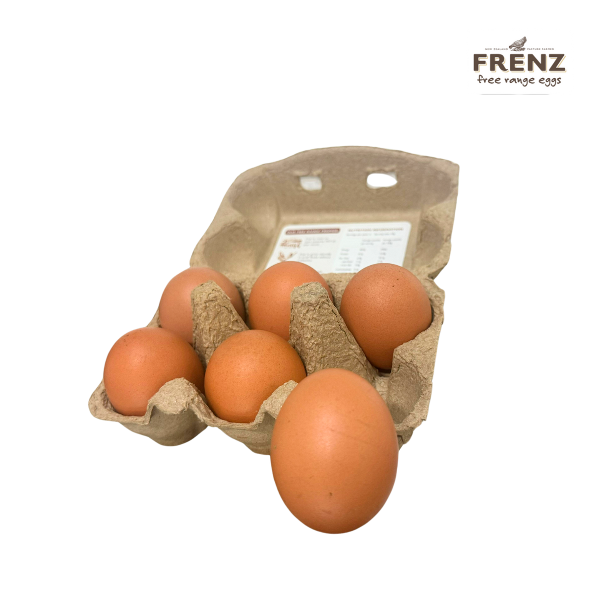 FRENZ 有機自由放養雞蛋（XL, 6隻裝）