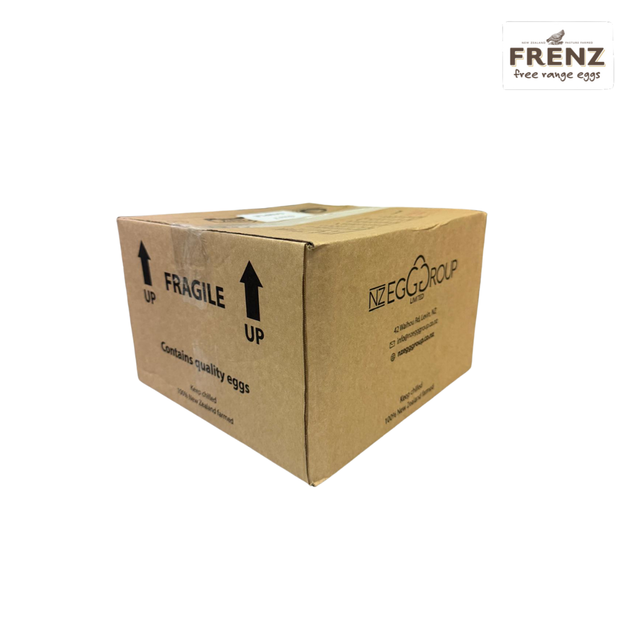FRENZ 有機自由放養雞蛋（原裝箱, 6號, 90隻)