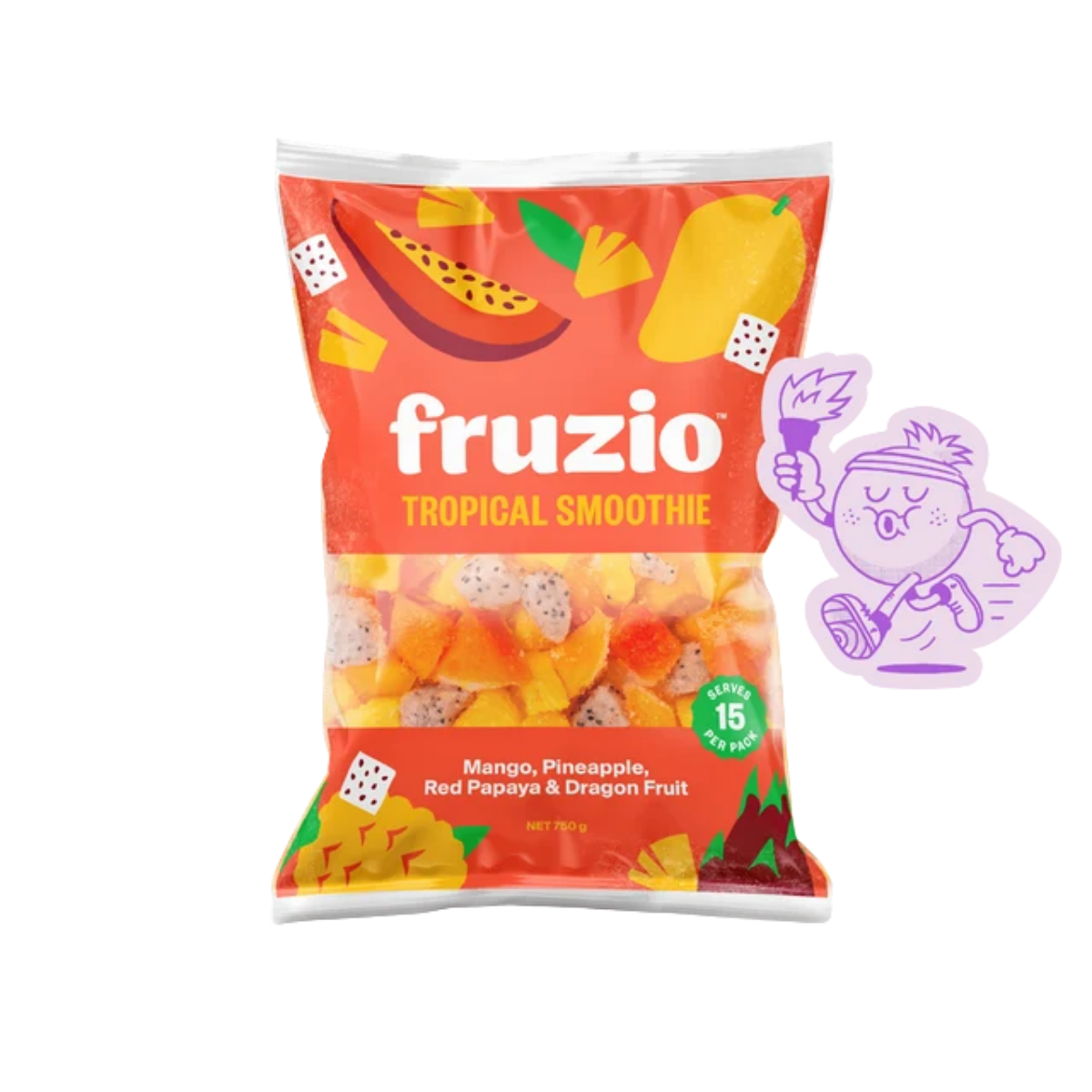 Fruzio Trpical  Smoothie Mix (Frozen, 750g)