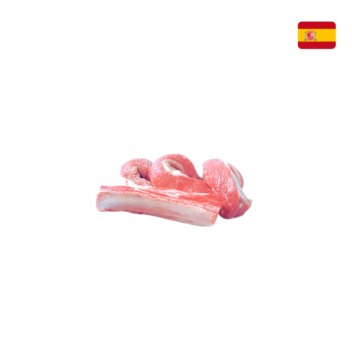 Iberian Bellota橡果黑毛豬肋肉條(急凍, >500g）