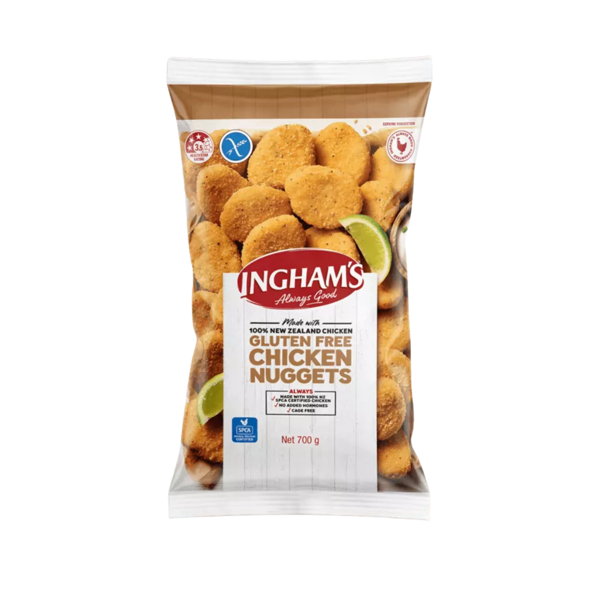 Ingham’s 無麩質脆皮雞塊（急凍，700克)