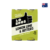Lo Bros - 有機檸檬青檸康普茶 (4 x 250毫升)