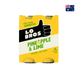 Lo Bros - 有機菠蘿青檸康普茶 (4 x 250毫升)