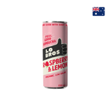 Lo Bros - 有機紅莓檸檬康普茶 (4 x 250毫升)