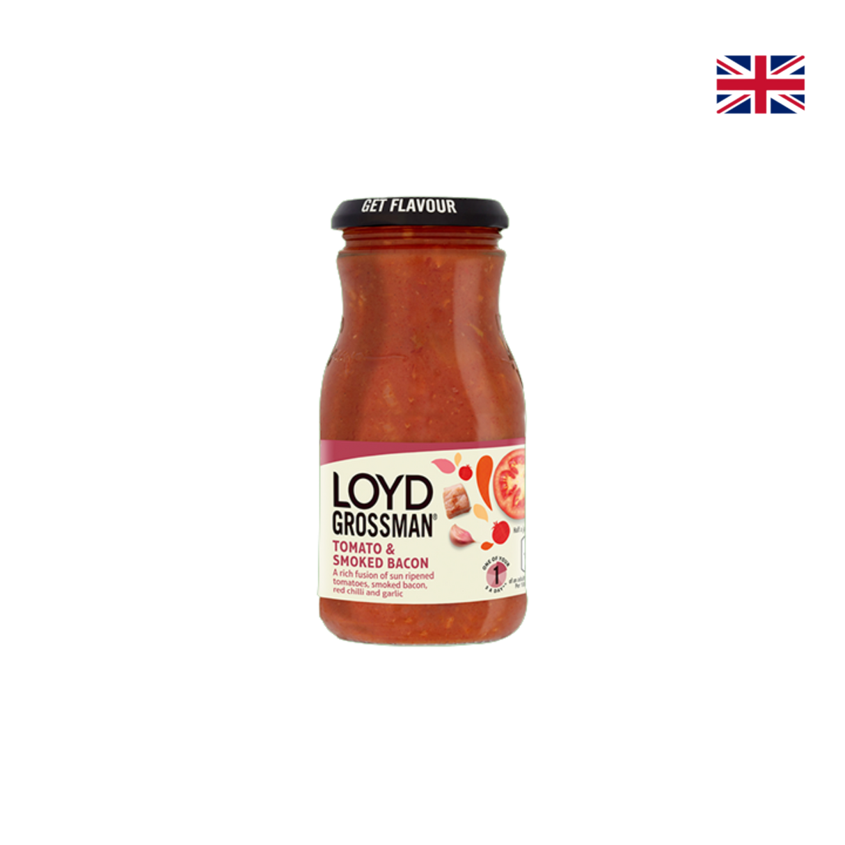 Loyd Grossman 煙肉辣茄醬 (350克)