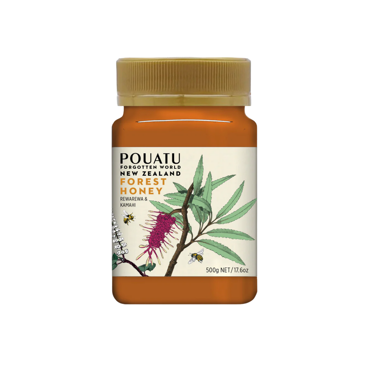 Pouatu麥蘆卡蜂蜜 - 森林花卉蜂蜜（500g）