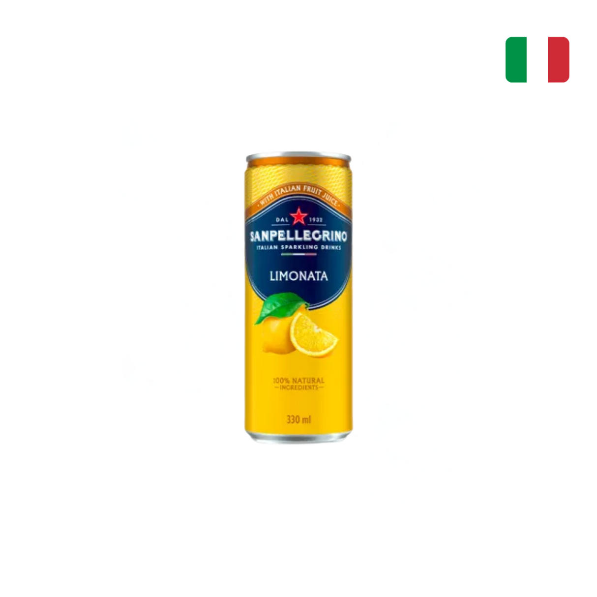 San Pellegrino 意大利有氣果味飲品 (檸檬味, 330毫升)