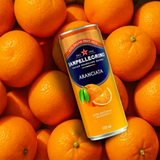 San Pellegrino 意大利有氣果味飲品 (橙味, 330毫升)