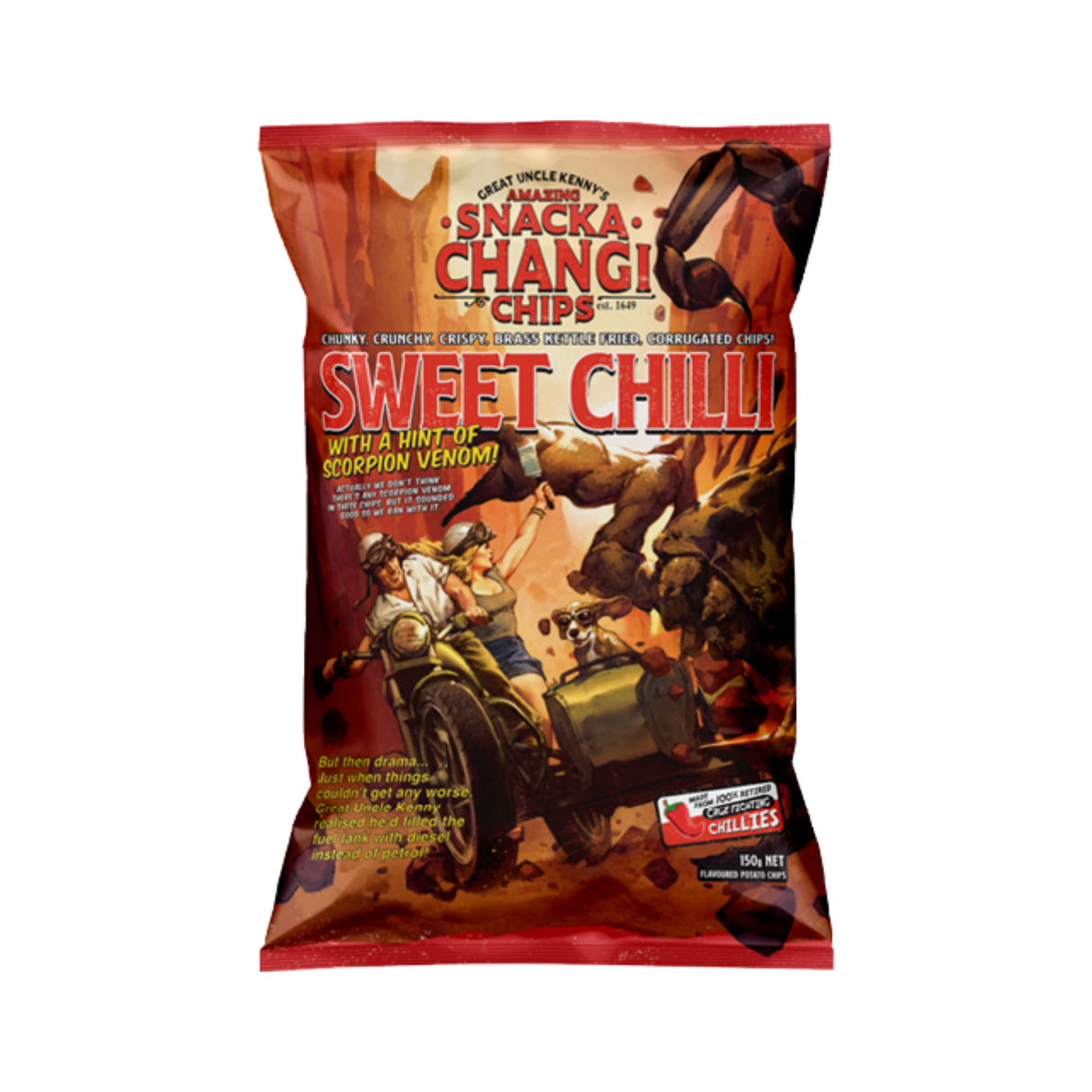Snacka Changi 甜椒味薯片 (150克)