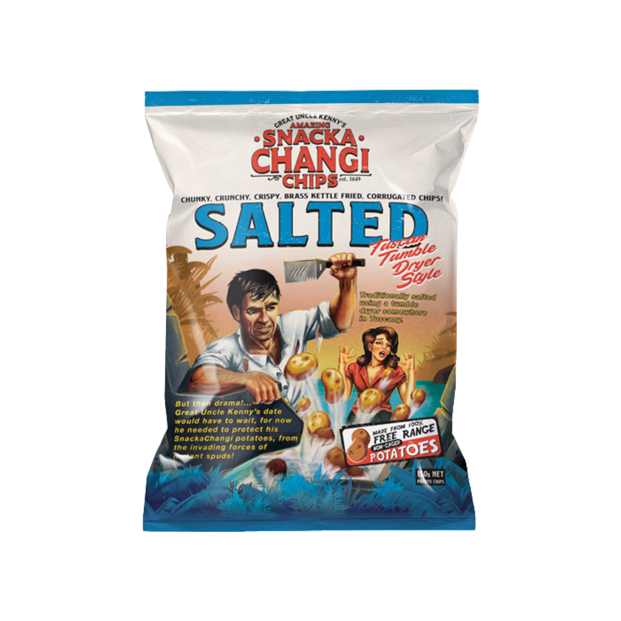 Snacka Changi海鹽薯片（150g）