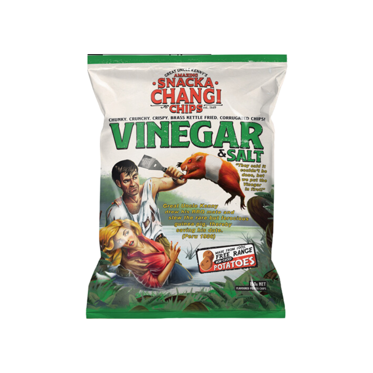 Snacka Changi 香醋海鹽薯片 (150g)