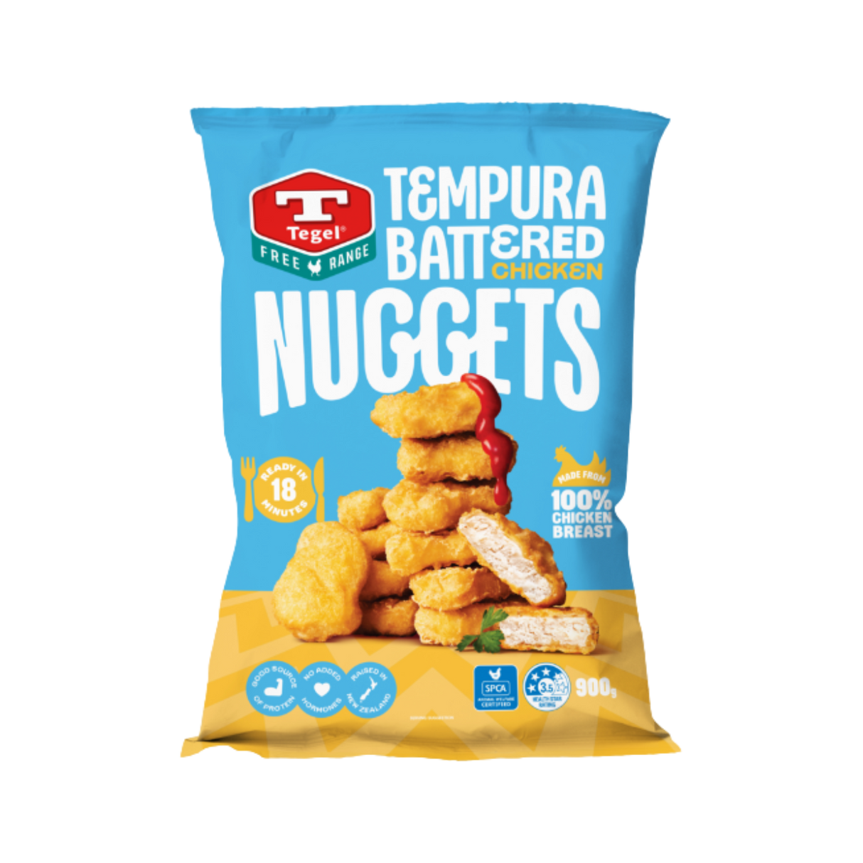 Tegal 自由放養脆皮雞塊 （急凍, 900g）