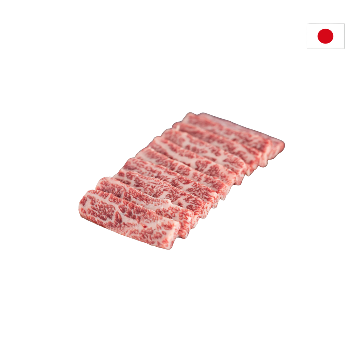 A4日本黑毛和牛三角小排燒肉片（急凍,150g)
