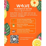 WAAVE BOOST - Korean Ginseng, Ginger, Lemon & Turmeric (250ml)