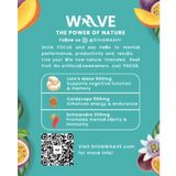 WAAVE FOCUS - Cordyceps, Lion’s Mane, Passion Fruit & Mango (250ml)