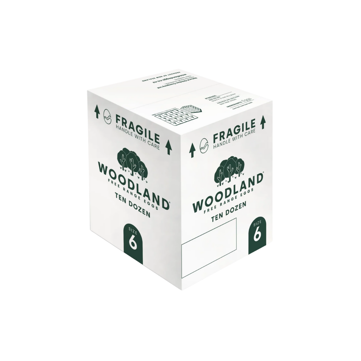 Woodland 自由放養雞蛋（原裝箱, 6號, 120隻)