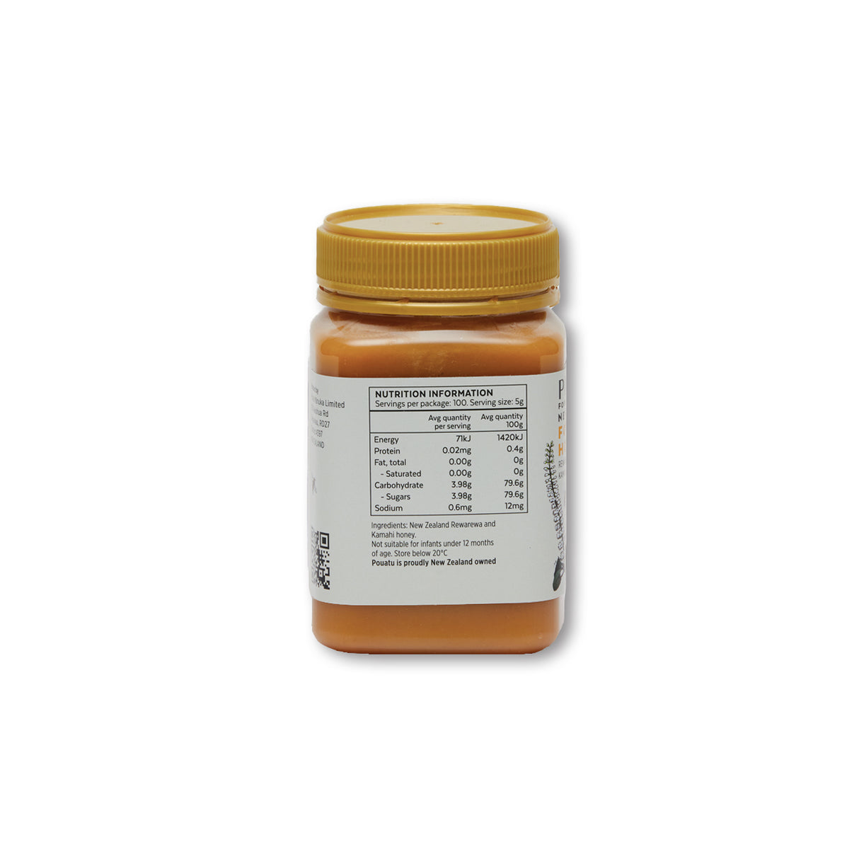 Pouatu麥蘆卡蜂蜜 - 森林花卉蜂蜜（500g）