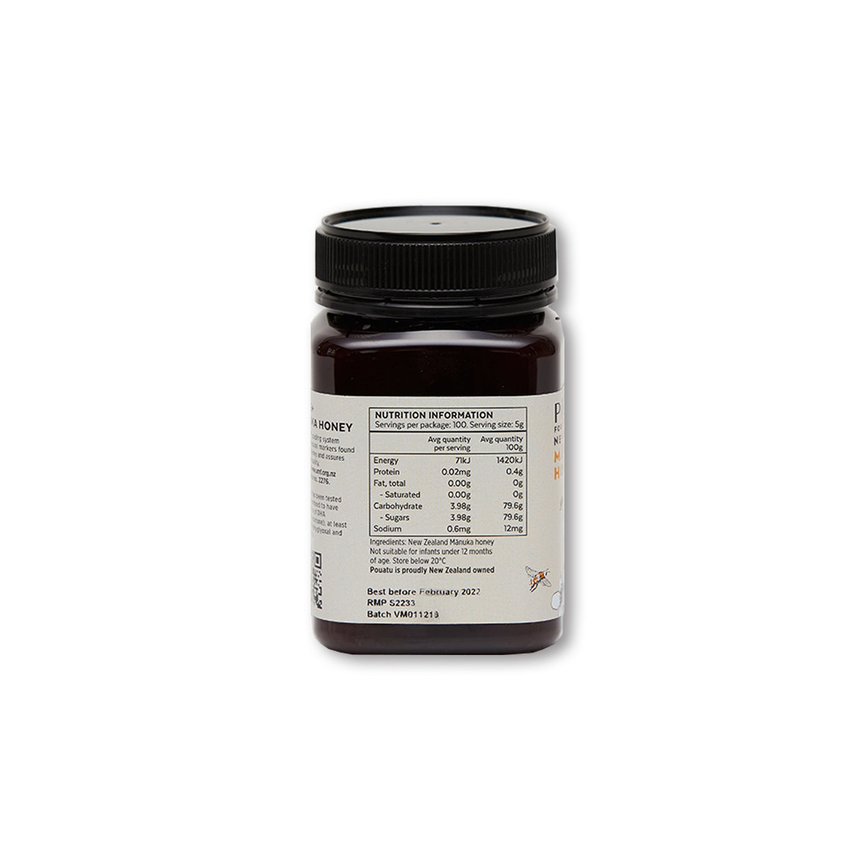 Pouatu麥蘆卡蜂蜜 - UMF 5+（500g）