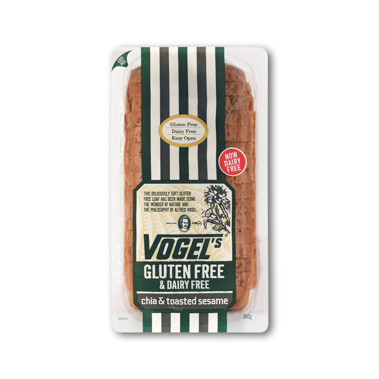 Vogel 全麥麵包（無麩質及不含奶製品, 急凍, 580g）