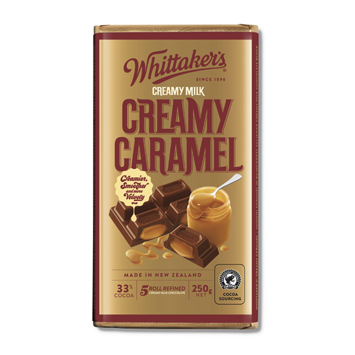 Whittaker's 香滑焦糖朱古力（250g）